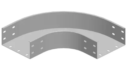 Зображення Поворот 90° горизонтальний KKZC400H100 (310740)