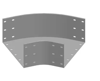 Зображення Поворот 45° горизонтальний KKZMC300H200 (370930)