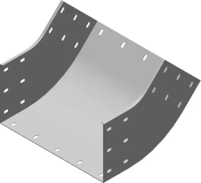 Зображення Поворот 45° горизонтальний - внутрішній LZWMC500H200 (372150)