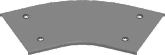 Зображення Кришка для горизонтального повороту 45° з фіксатором PZKKZMP200 (304820)