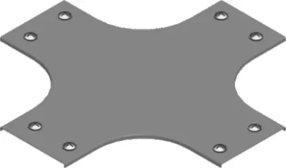 Зображення Кришка для кросовера з замком PZCZKZP600 (304460)