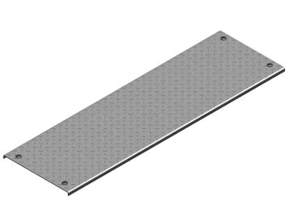 Зображення Кришка протекторної пластини з замком PZKRT200/3 (107020)