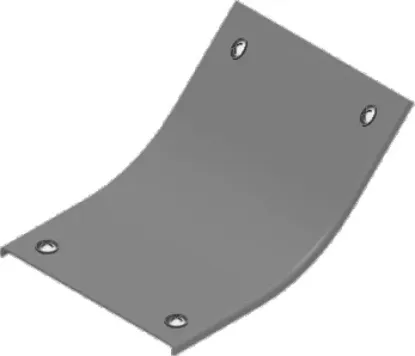 Зображення Кришка для вертикального поворот 45° - внутрішня з фіксатором для H50 PZLZWMC400 (331240)