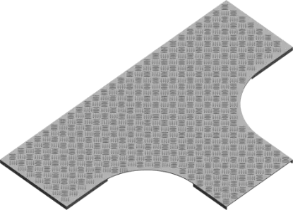 Зображення Кришка протекторної пластини для горизонтального трійника PZTKZRT400 (305240)