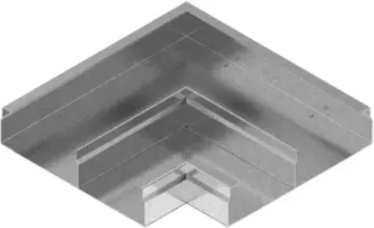 Зображення Поворот 90° горизонтальний - 2 компл. KKNd340H38 (530834)