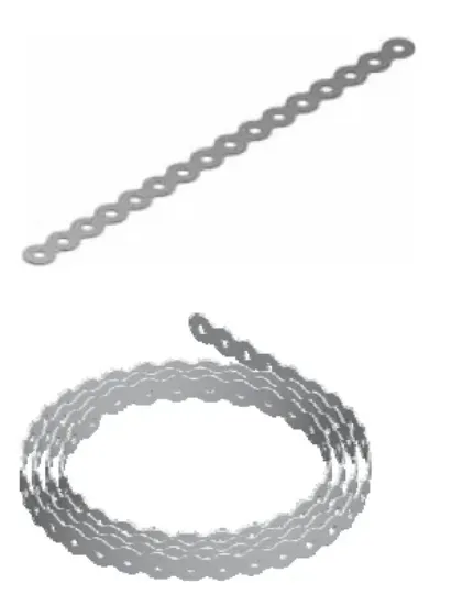 Зображення Смуга перфорована сталева PTF25/25 (641225)