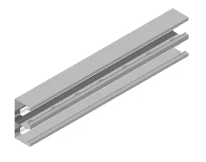 Зображення Канал настінний двосекційний (лакований) - 2 компл. KSd215H100/2 (910121)