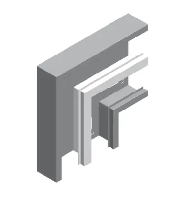 Зображення Кут 90° - 2 компл. KPKSd215H100 (910421)