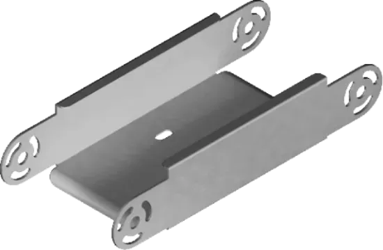 Зображення Елемент вертикального повороту регульований ELZP200H50 (353220)