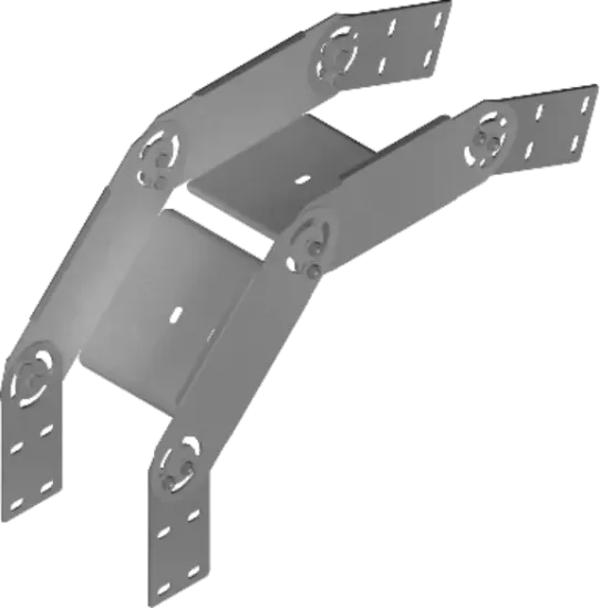 Зображення Поворот вертикальний регульований LZLP100H100 (313010)