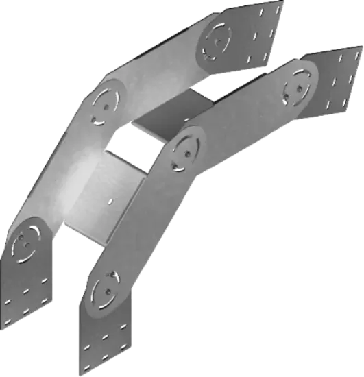 Зображення Поворот вертикальний регульований LZLC500H200 (373150)