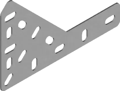 Зображення Пластина монтажна трикутна BTMD (751801)