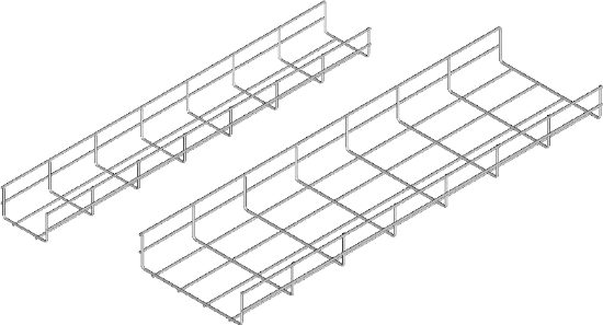 Зображення Лоток кабельний з дротяної сітки KSG400H60/3 (960260)
