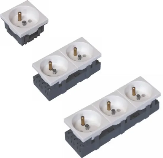 Зображення Розетка із заземленням із замком GZUB2 (281002)