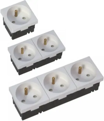 Зображення Розетка із заземленням GZU1 (281201)