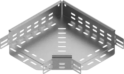 Зображення Поворот 90° горизонтальний з покриттям Magnelis KKP600H60MC (1628605)